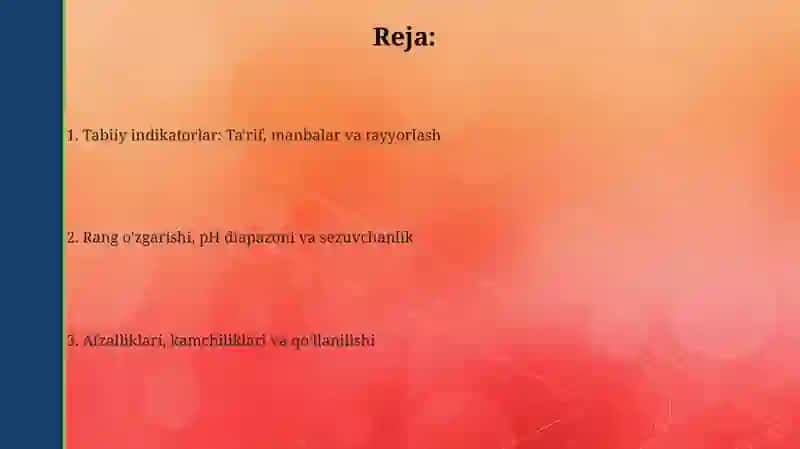 Tabiy indikatorlar 2