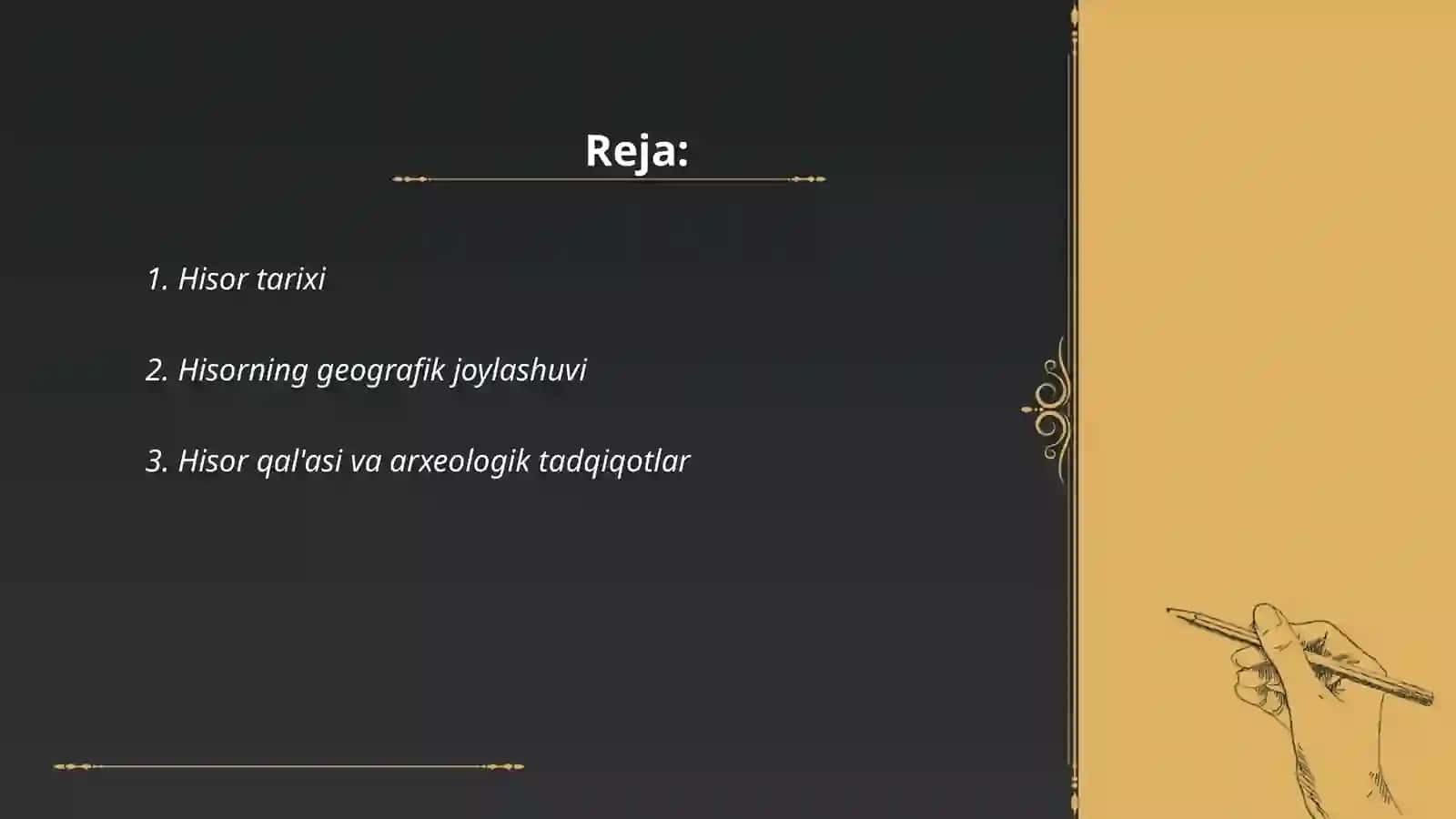 Hisor va jaytun madaniyati 2