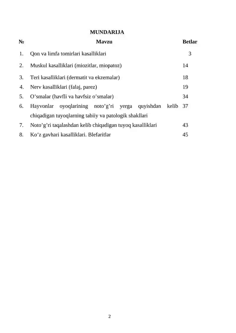 Qon va limfa tomirlari kasalliklari 2