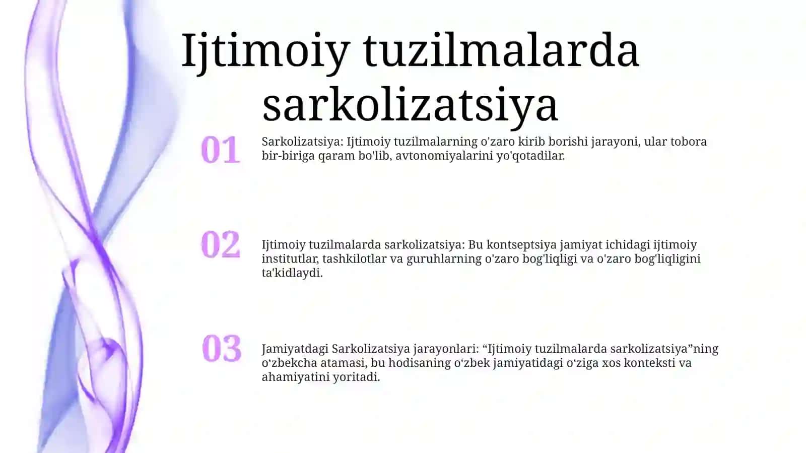Jamiyatdagi Sarkolizatsiya Jarayonlari 2
