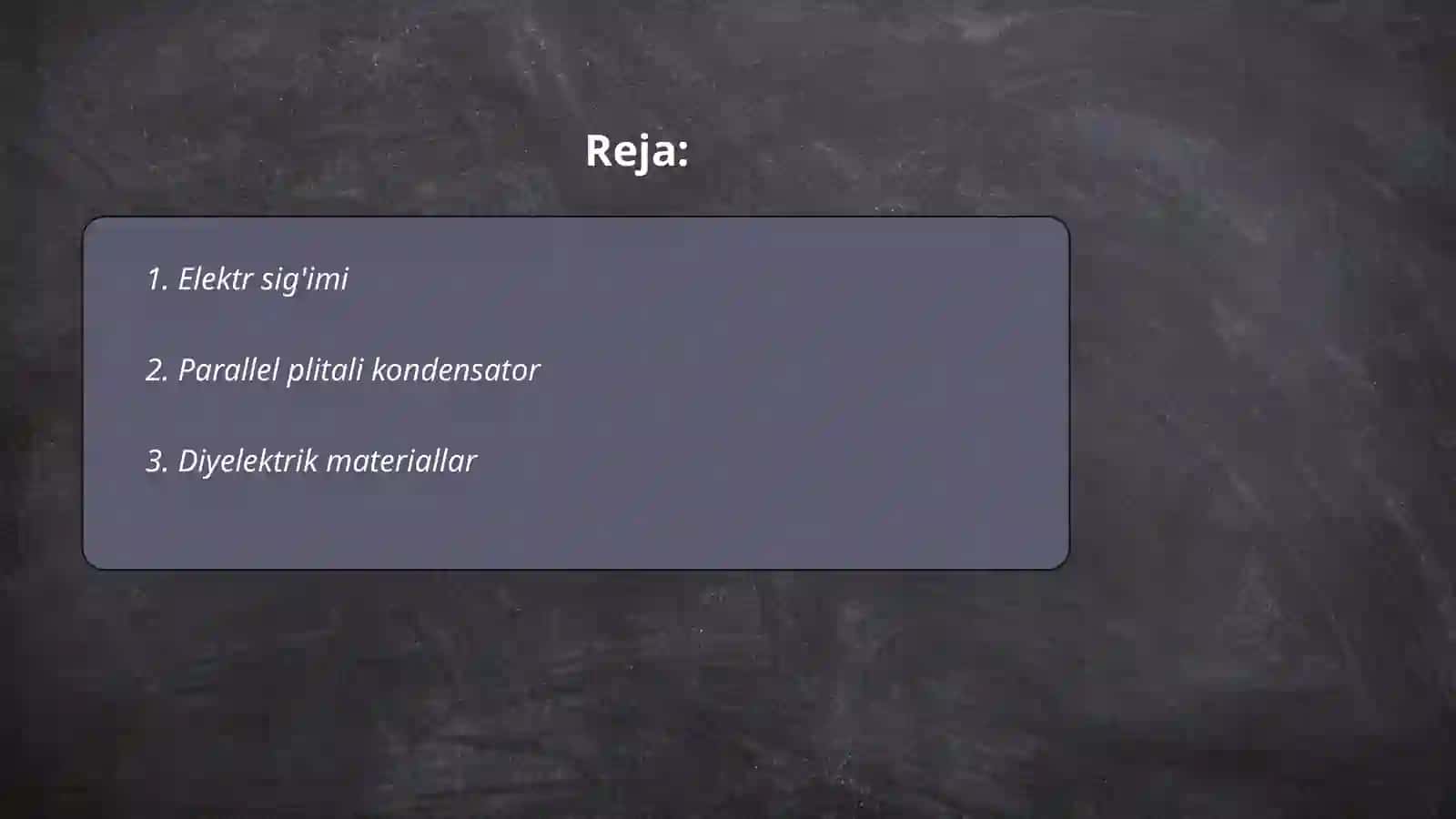 Kondensatorlar 2