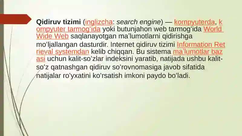 Qidiruv tizimlari 2