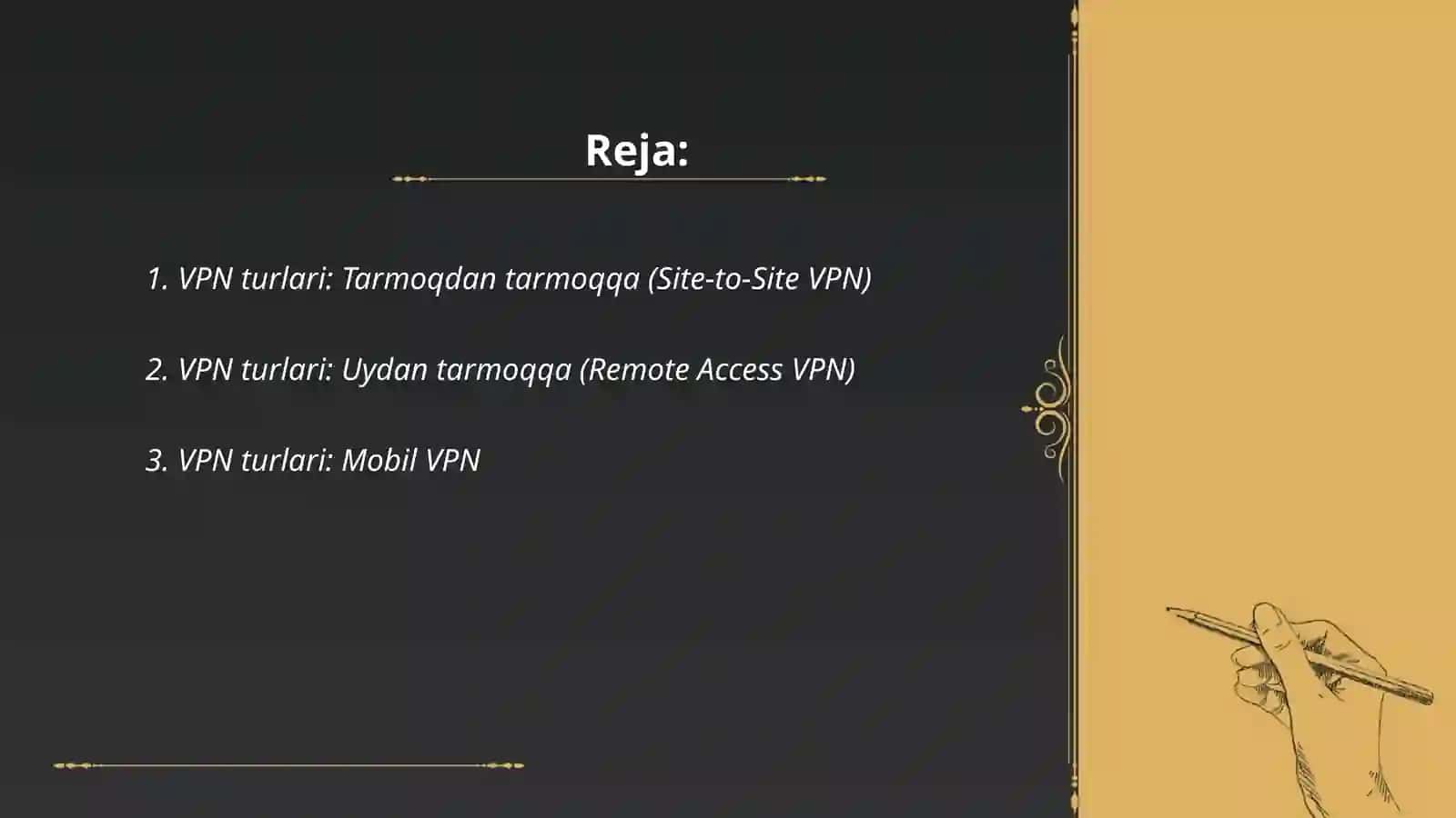 Kompyuter tarmoqlari fanidan taqdimoti 2