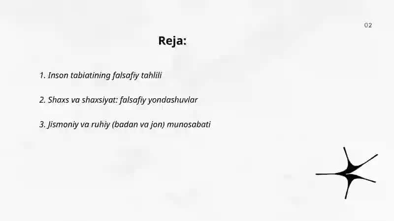 Inson tabiatining falsafiy tahlili 2