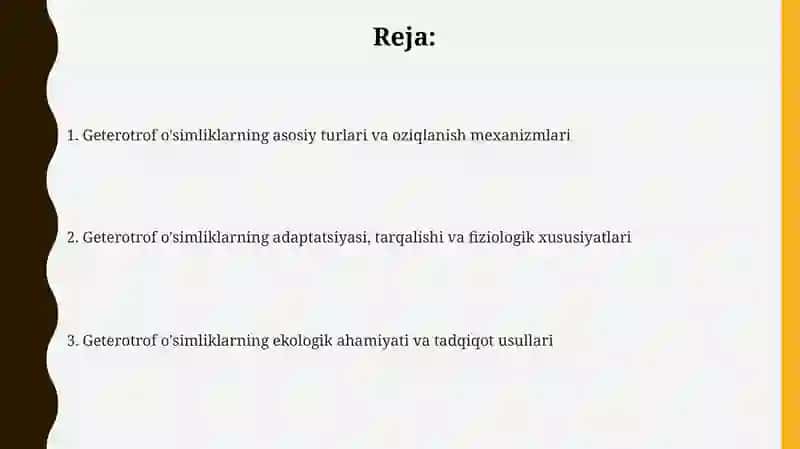 O'simliklarning Geteratrof Oziqlanishi 2