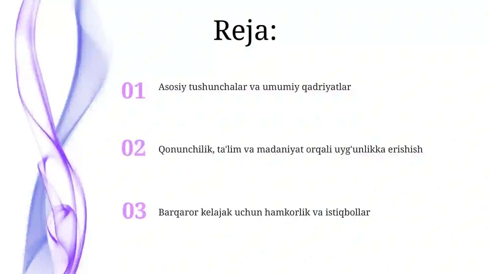 Dunyoviy va diniy qadriyatlar uyg'unligi 2