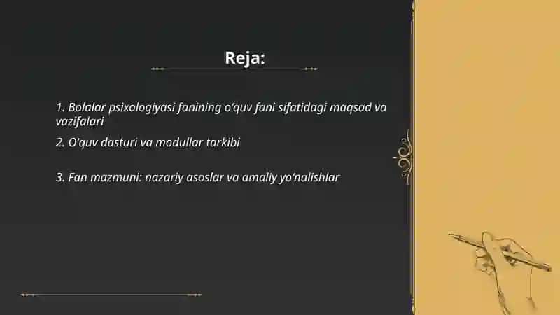 Bolalar psixologiyasi 2