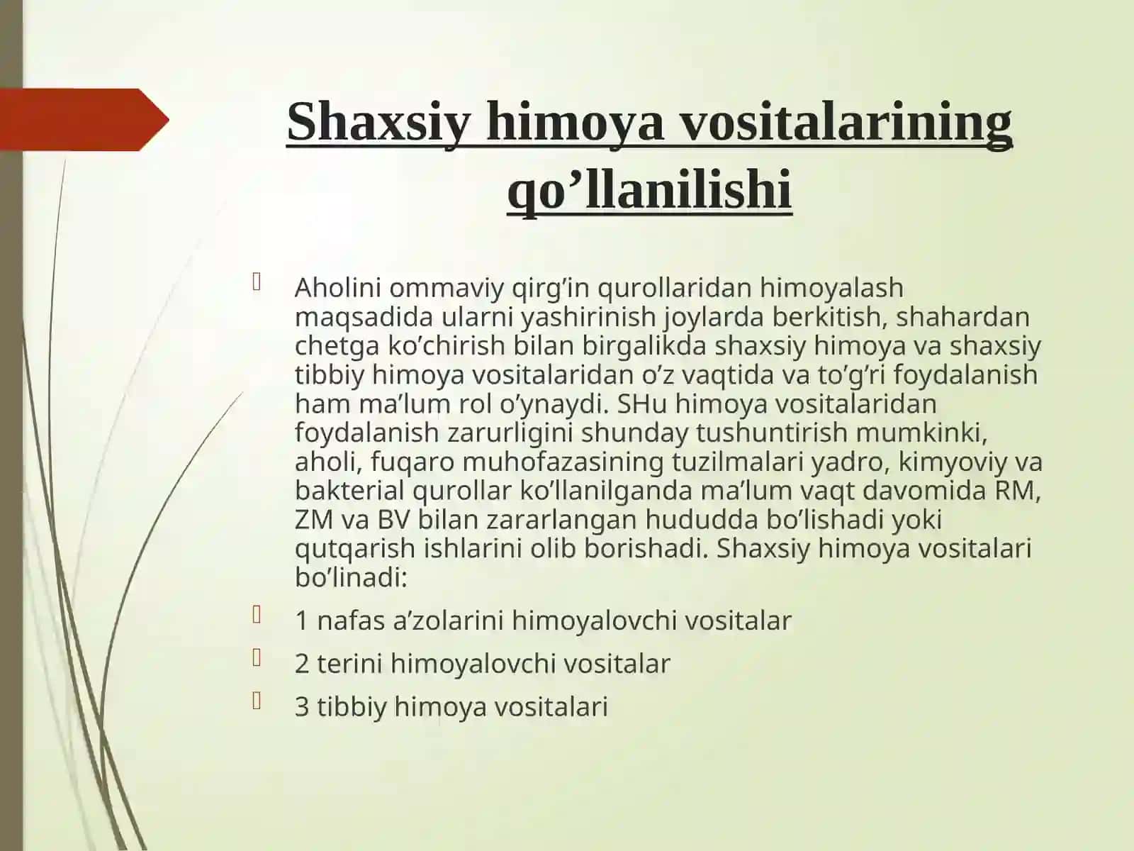 Shахsiy himоya vоsitаlаri 2