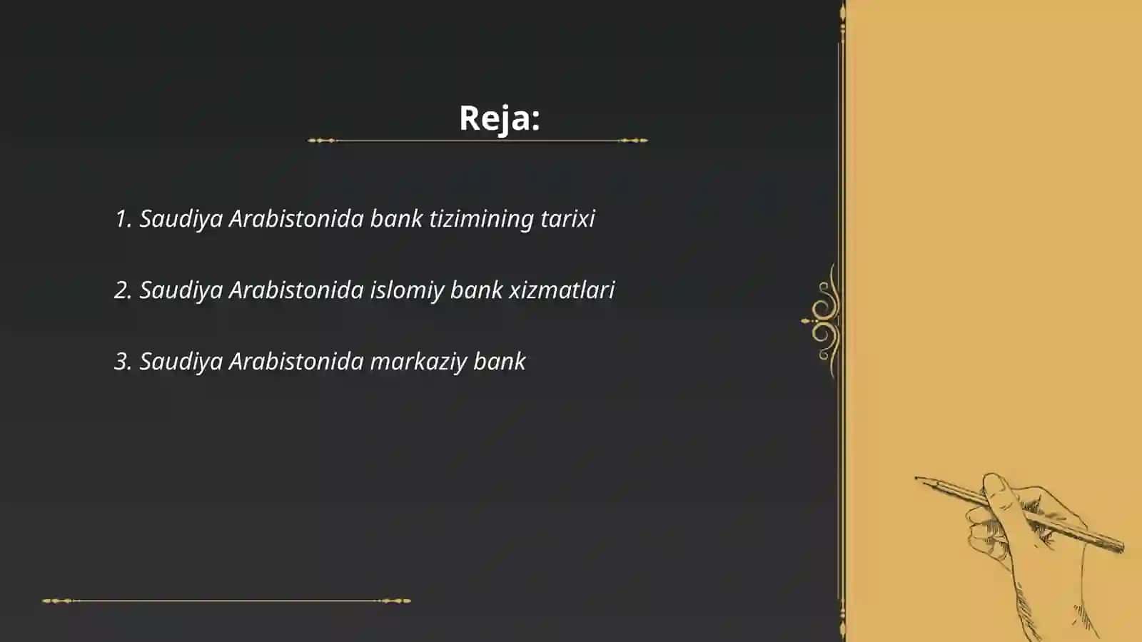 Saudiya Arabistoni bank tizimi 2