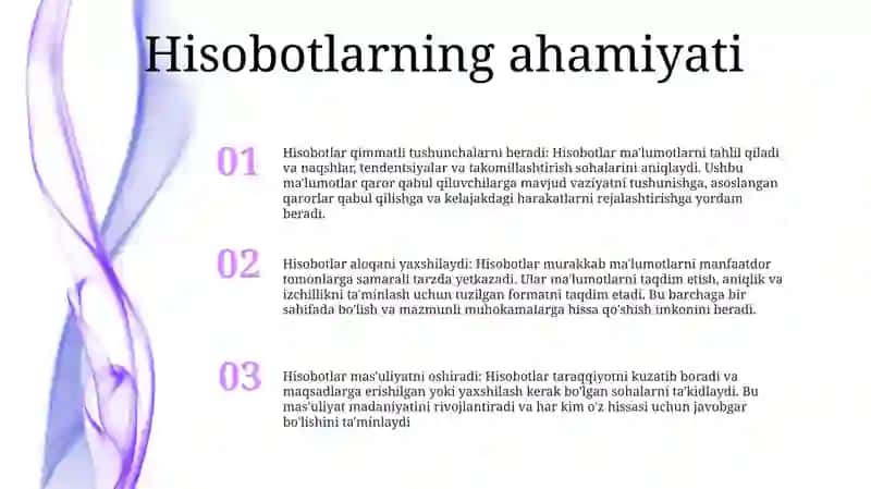 Hisobotlar 2