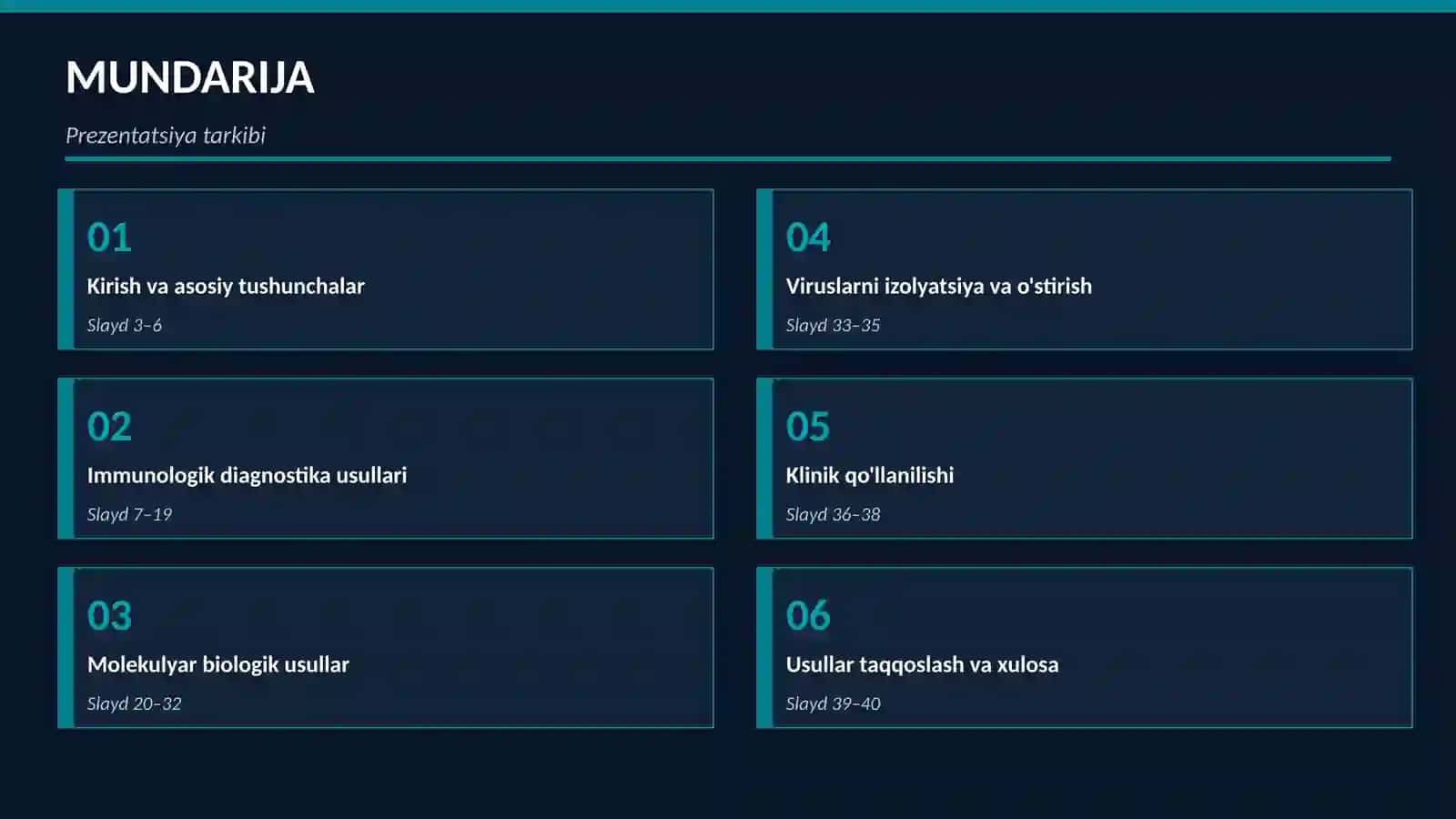 VIRUSLAR DIAGNOSTIKASI 2