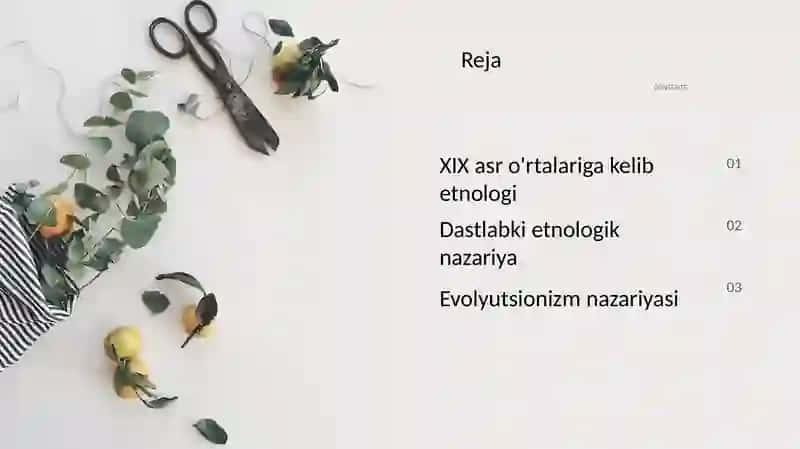 Etnolgiyaning asosiy yonalishlari va maktablari 2