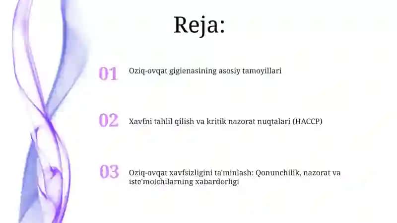Ovqatlanish gigiyenasi 2