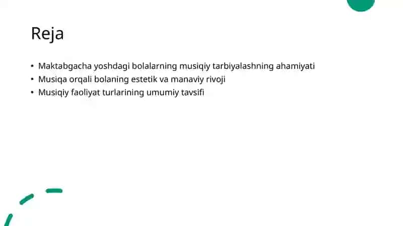Musiqa va aqliy rivojlanish 2