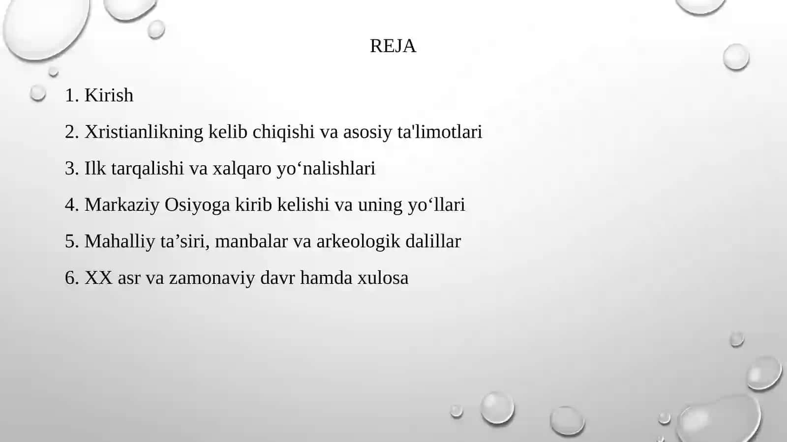 Xiristianlik dini va uning Markaziy osiyoga kirib kelishi 2