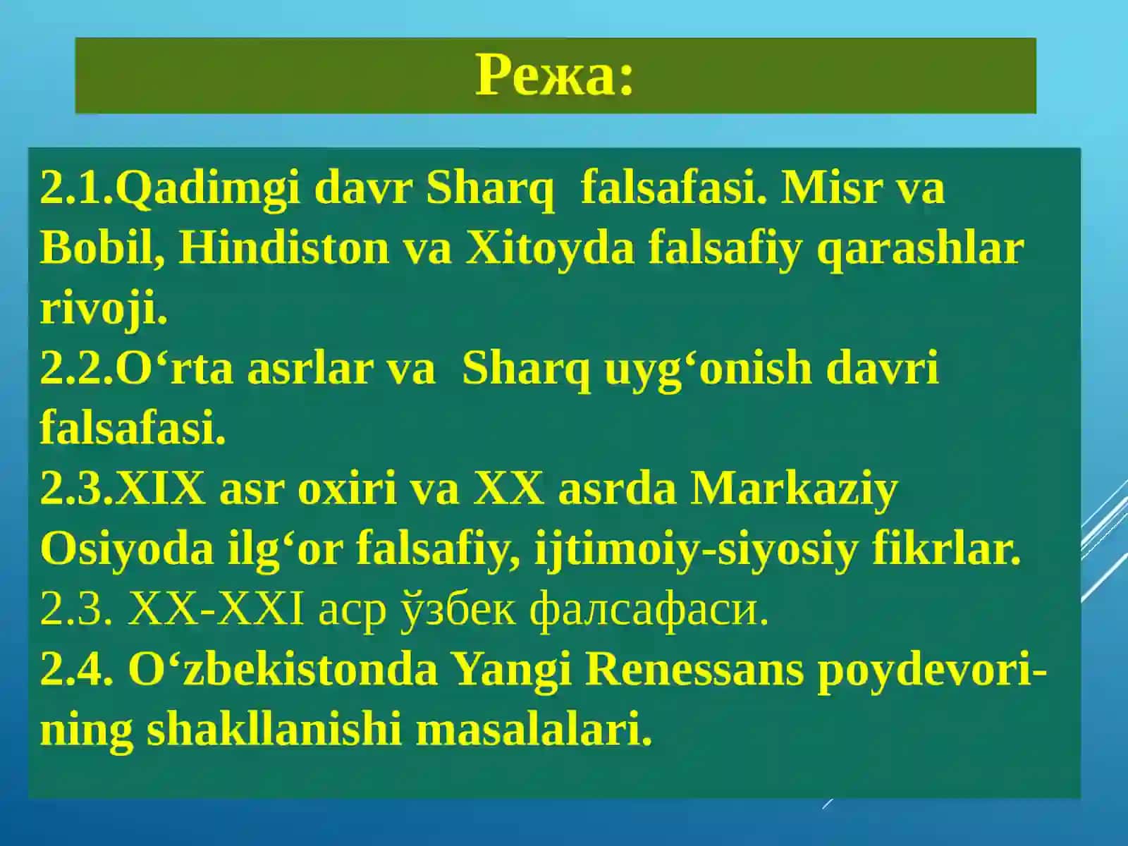 Qadimgi davr Sharq falsafasi 2