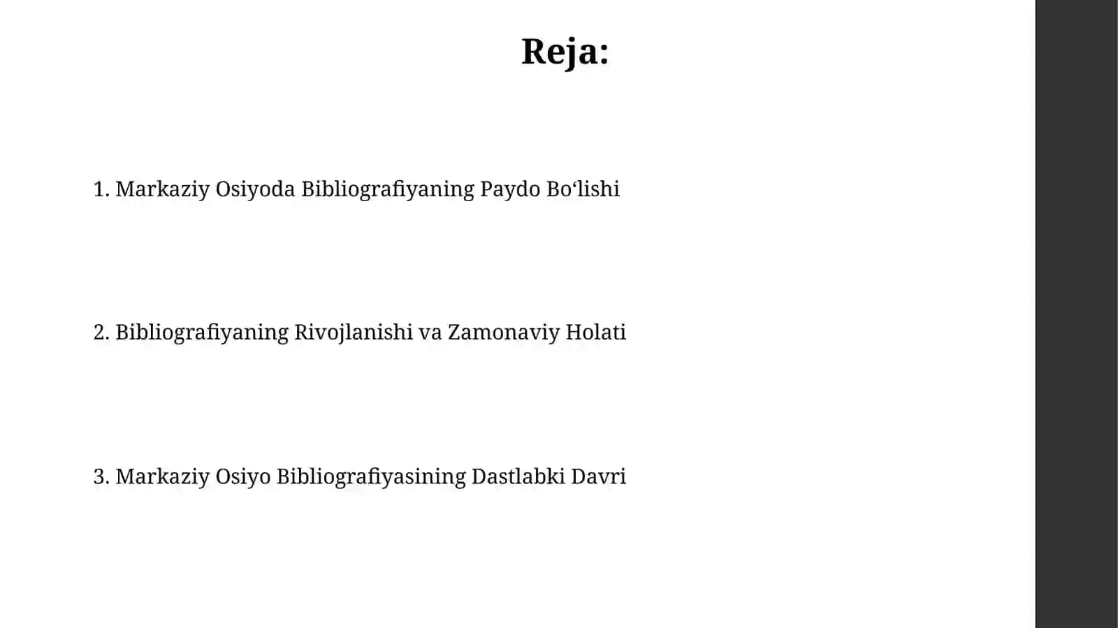 Oʻrta Osiyoda biblografiyaning paydo boʻlishi 2