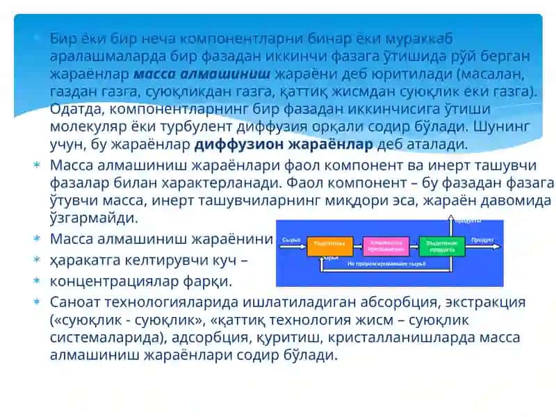 Масса алмашиниш асослари 2