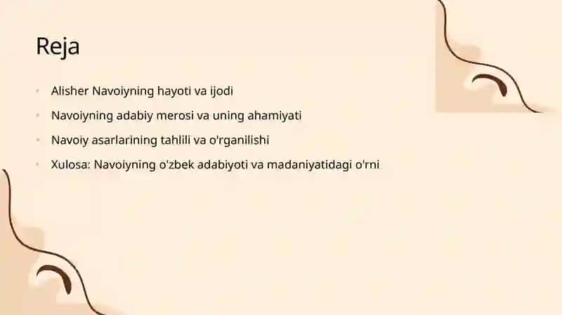 Alisher Navoiyning hayoti va ijodi 2