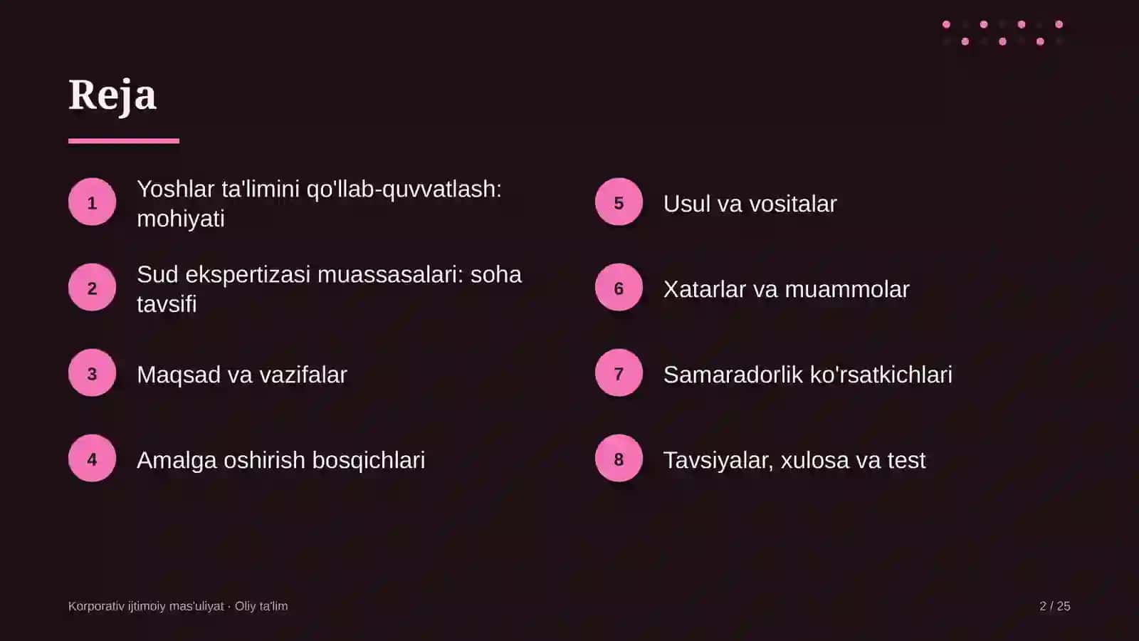 sud ekspertizasi muassasalarida yoshlar ta'limini qo'llab quvvatlash dasturlari 1018 2