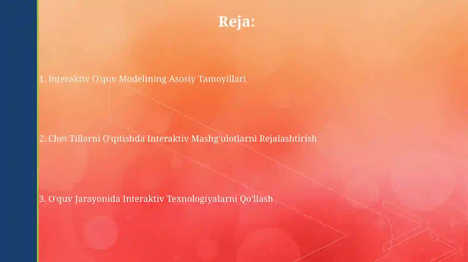 Interaktiv Oʻquv Modeli 2