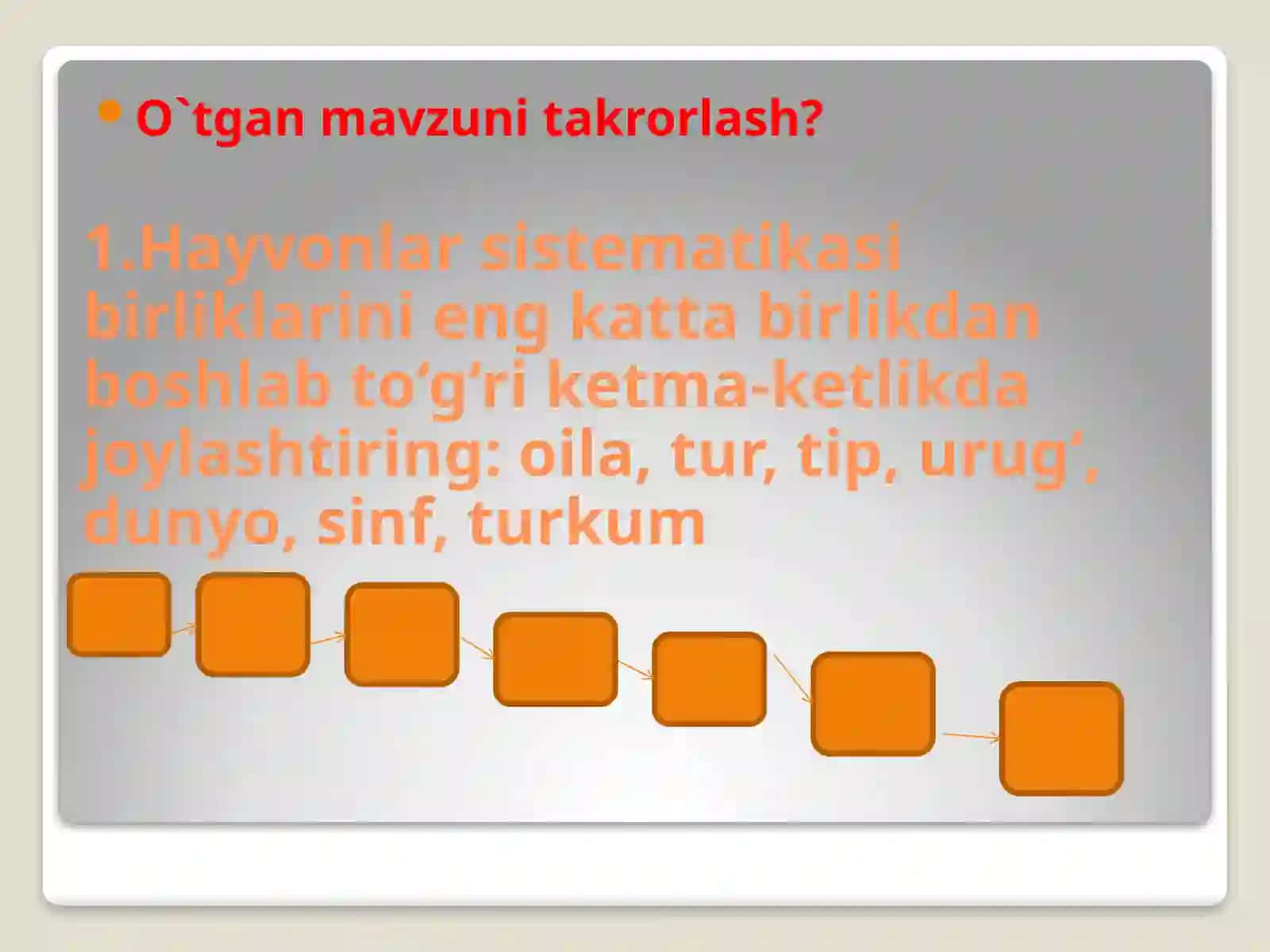 TIRIK ORGANIZMNING TUZILISHI 2