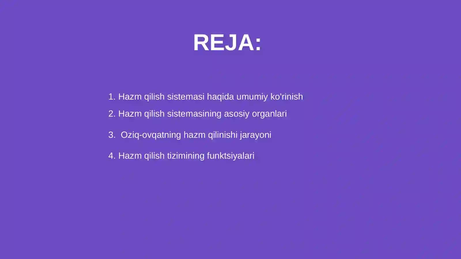 Hazm qilish sistemasi 2