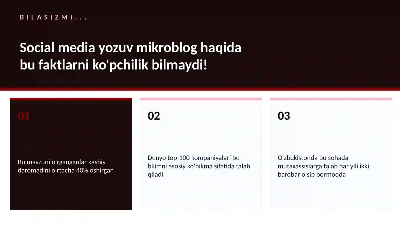 Social media yozuv mikroblog 2