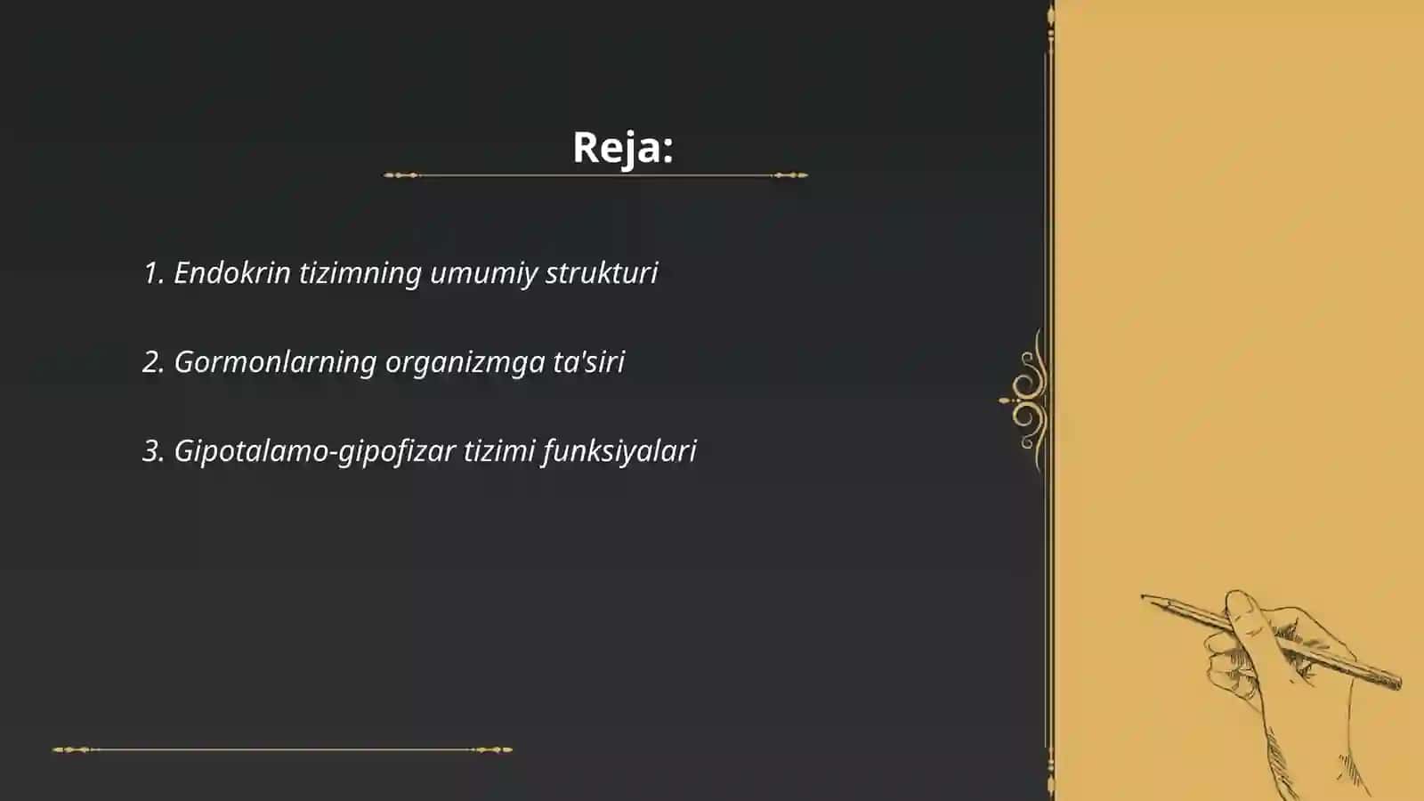 Gormonlarning organizmga ta'siri 2