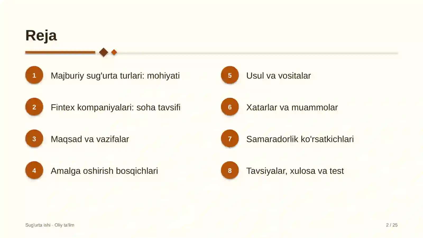 Fintex kompaniyalarida majburiy sug'urta turlari 2