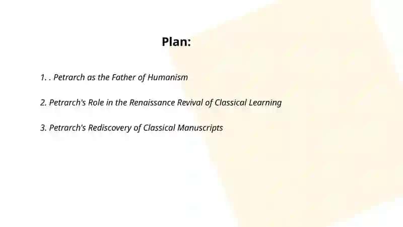 Petrarch as the Father of Humanism 2