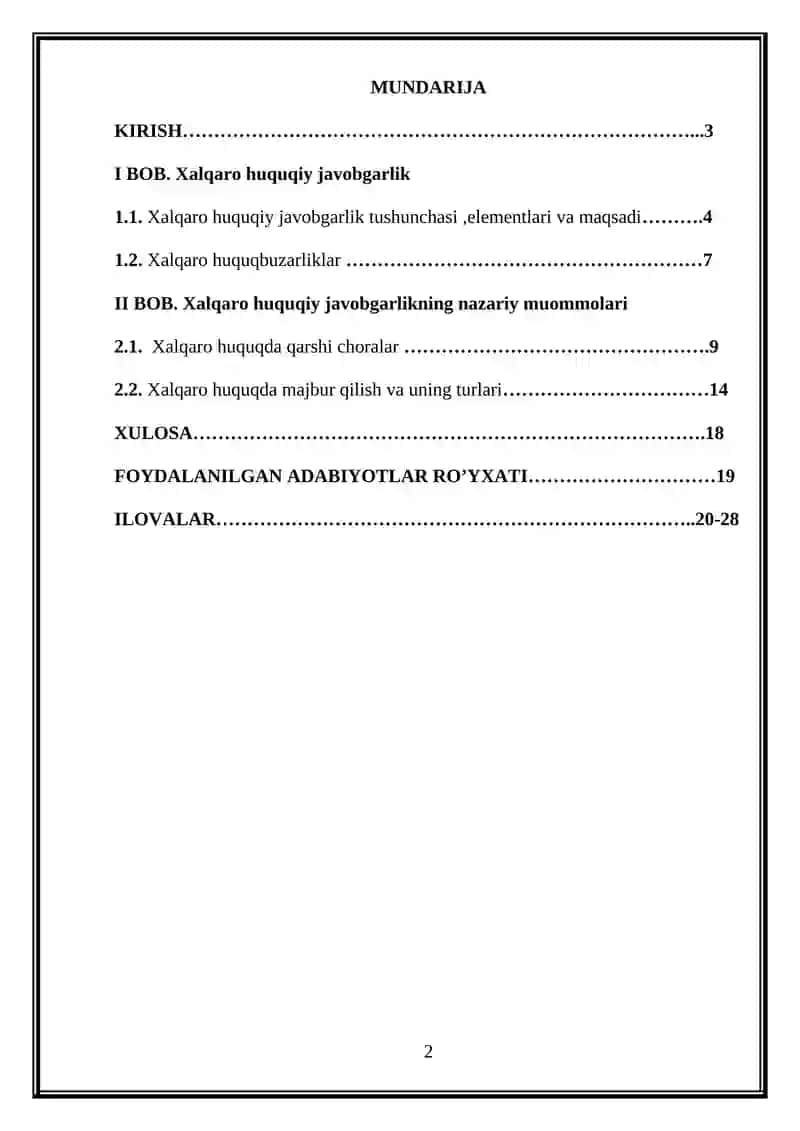 Xalqaro huquqiy javobgarlik 2