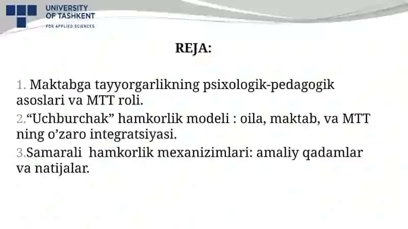 Maktabga tayyorgarlikning psixologik-pedagogik asoslari 2