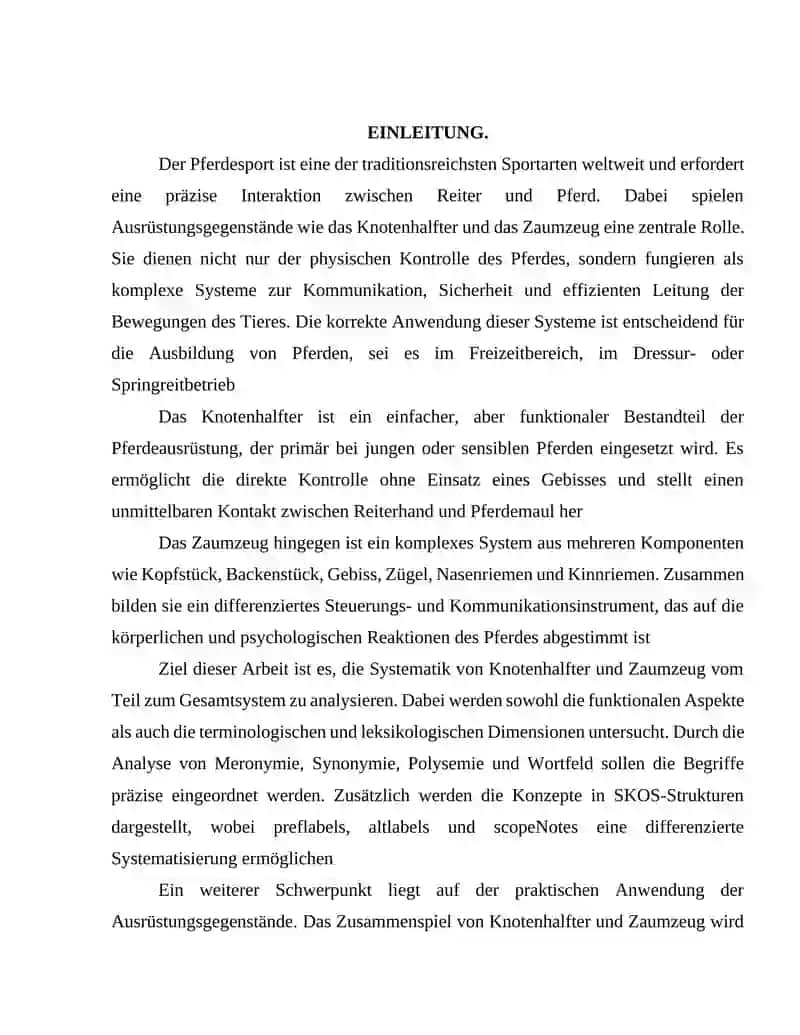 Zaumzeug: lexikalisch-semantische, leksikologische und terminologische Analyse 2