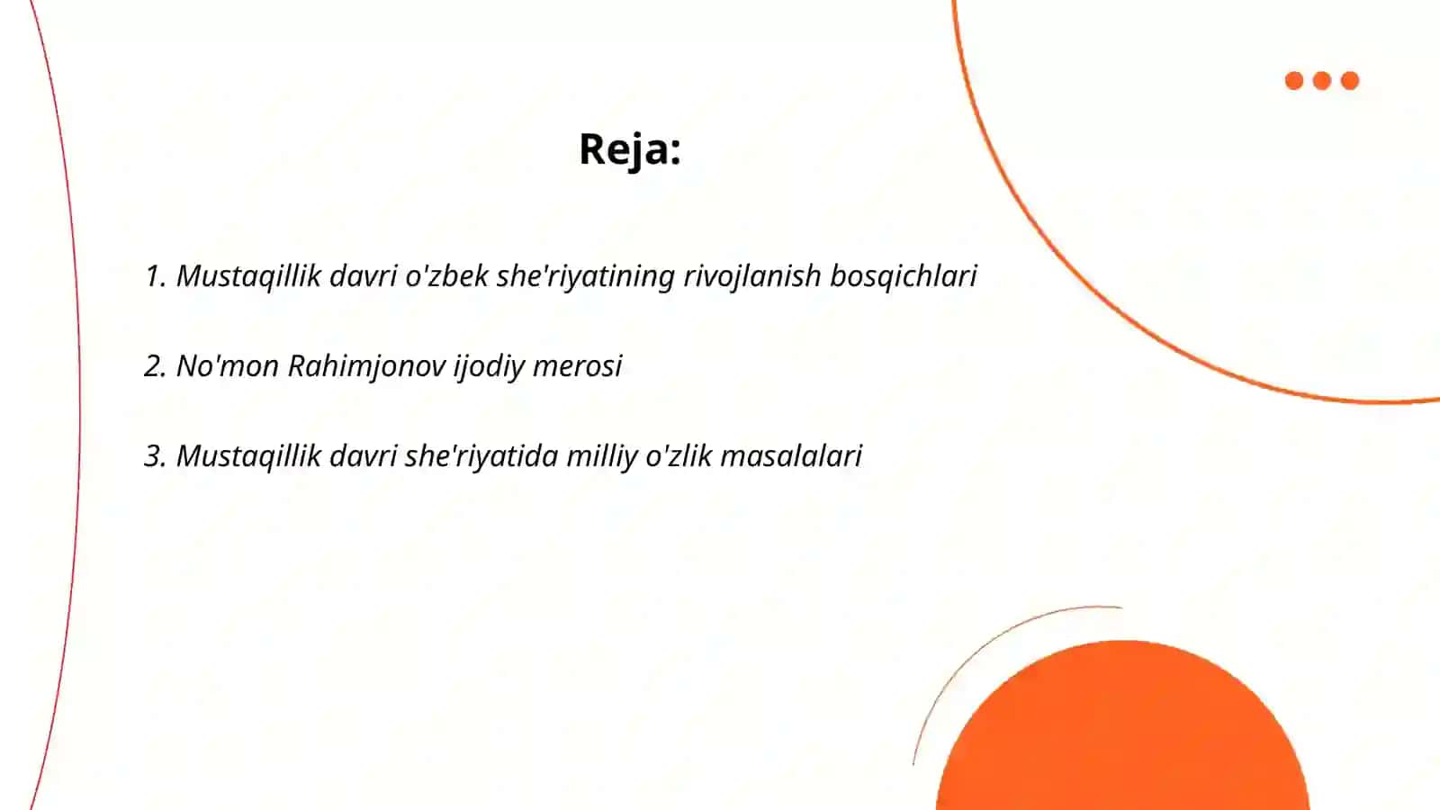 Mustaqillik davri o'zbek she'riyati 2