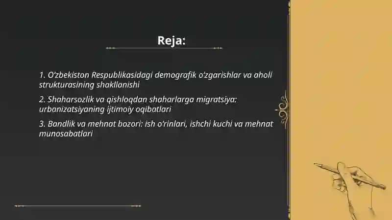 Uzbekiston respublikasidagi ijtimoiy oʻzgarishlar 2