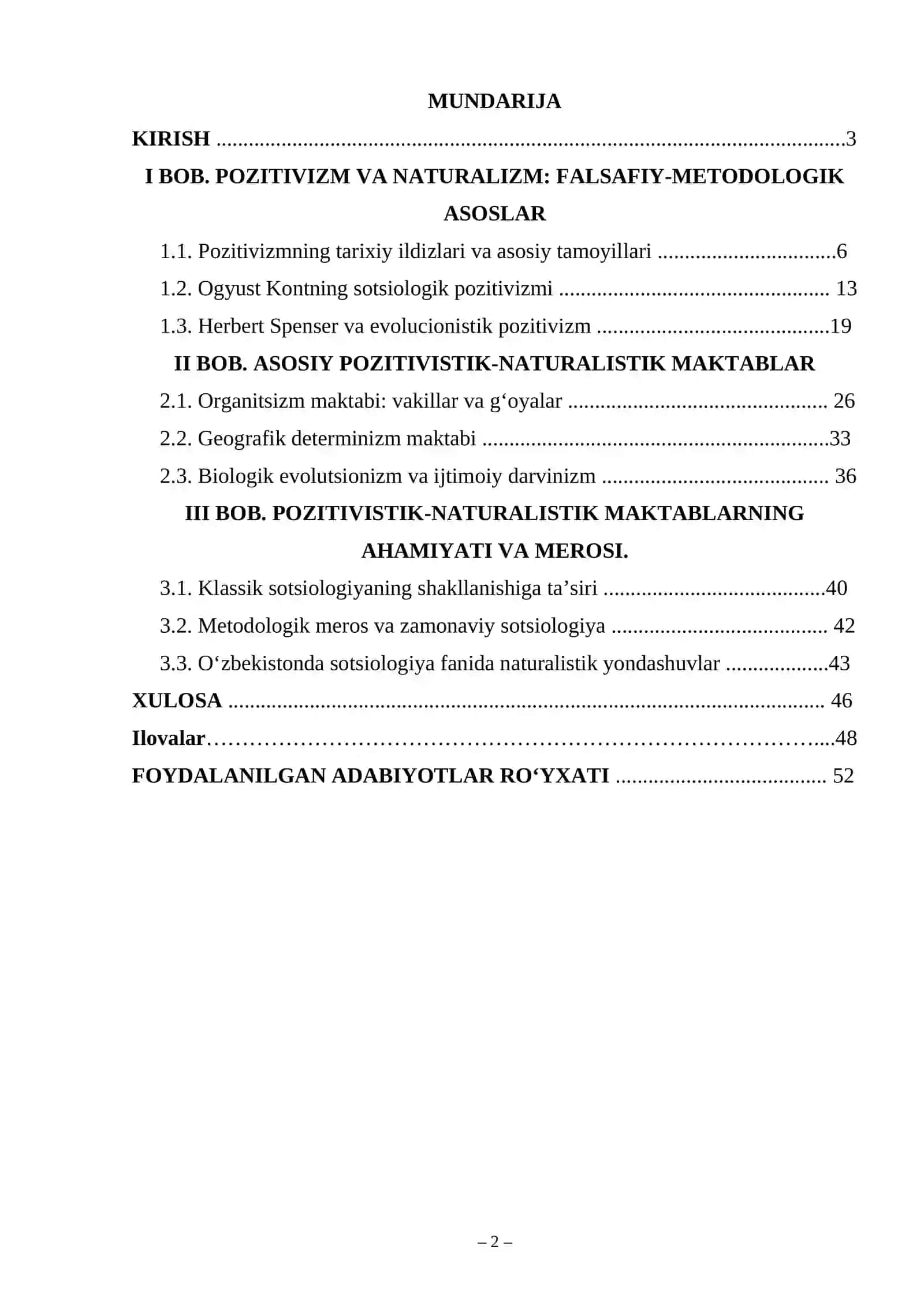 SOTSIOLOGIYA TARIXIDA POZITIVISTIK-NATURALISTIK 26 2