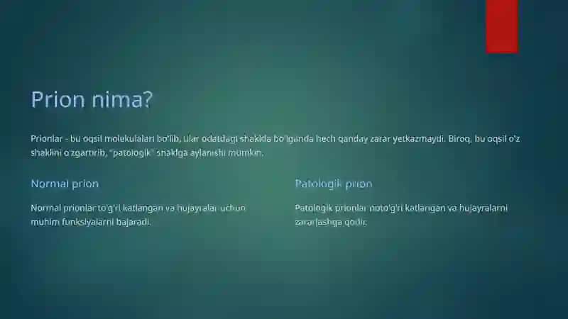 Prion kasalliklari 2