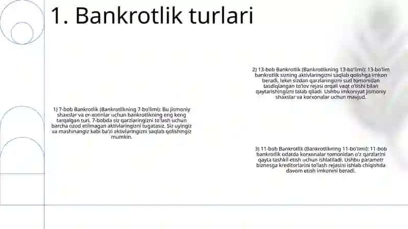 Biznes Faoliyatida Bankrotlik 2