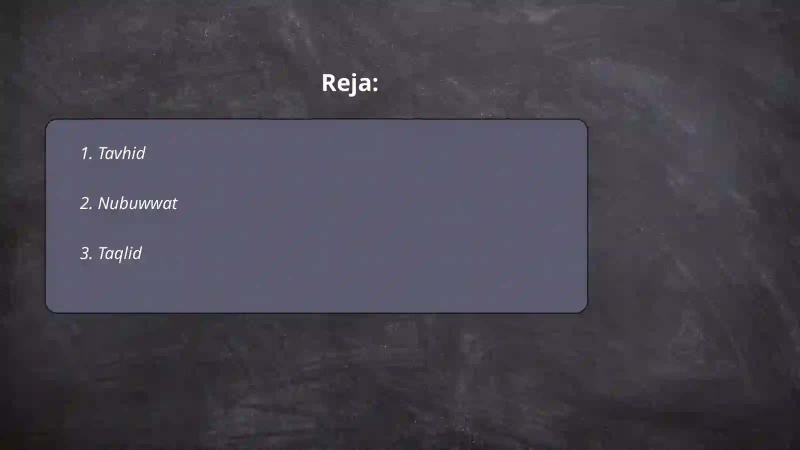Tavhid 2