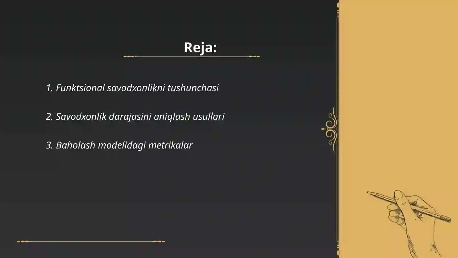 Funktsional savodxonlikni baholash modeli 2