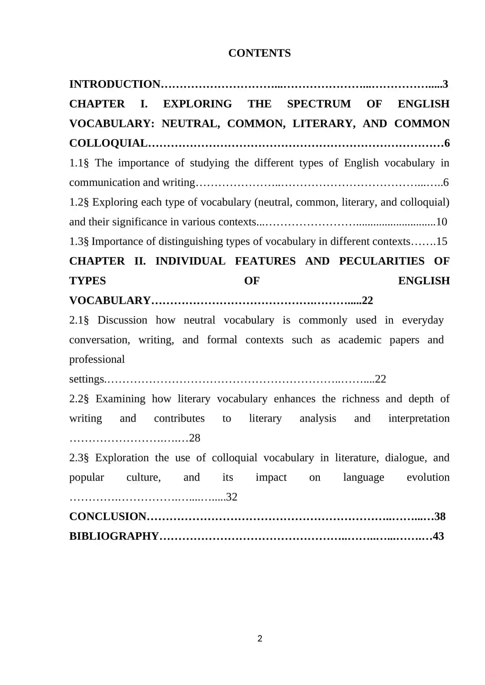 NEUTRAL, COMMON, LITERARY AND COMMON COLLUQIAL VOCABULARY 2