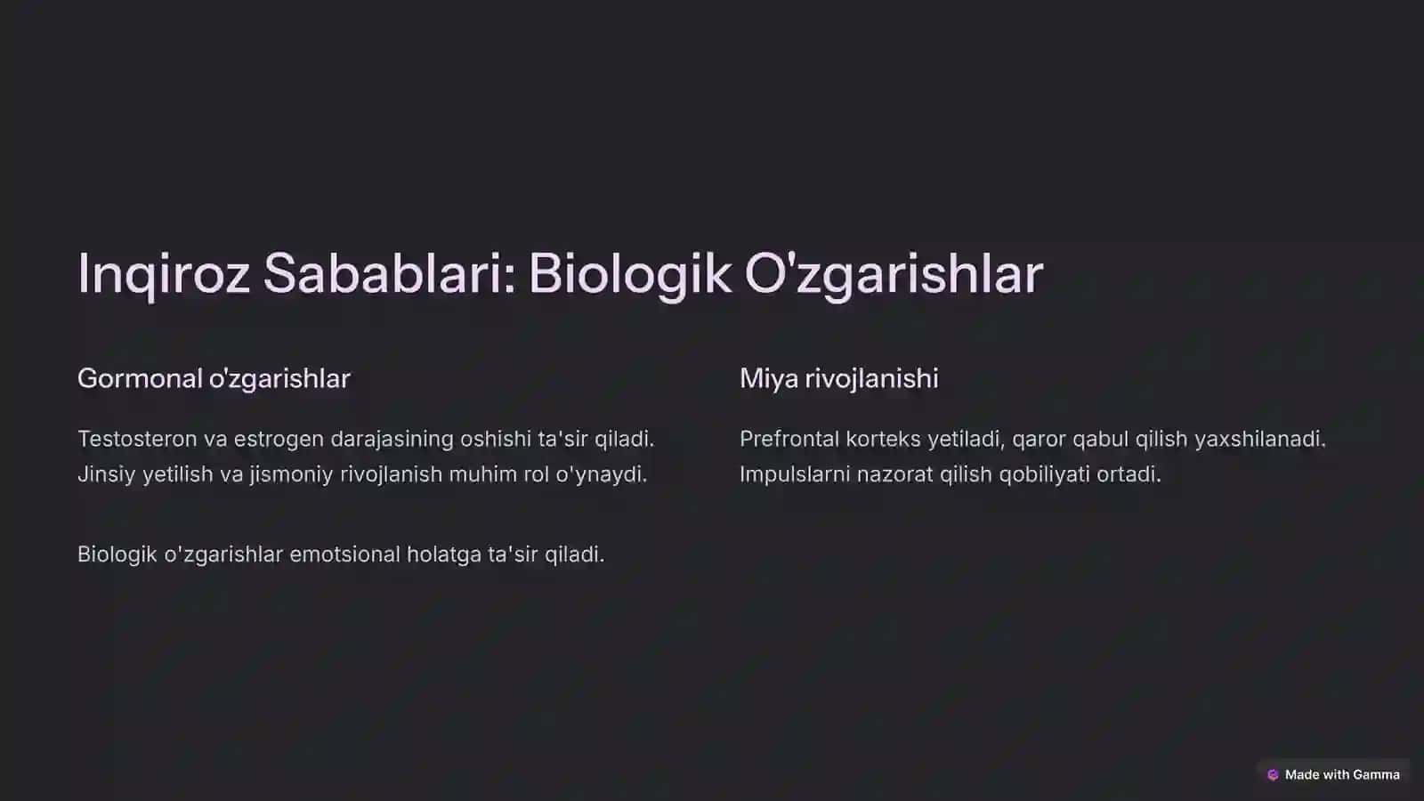 O'smirlik Davri Inqirozi 2