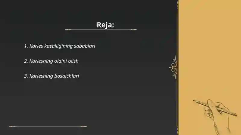 Karies kasalligi 2
