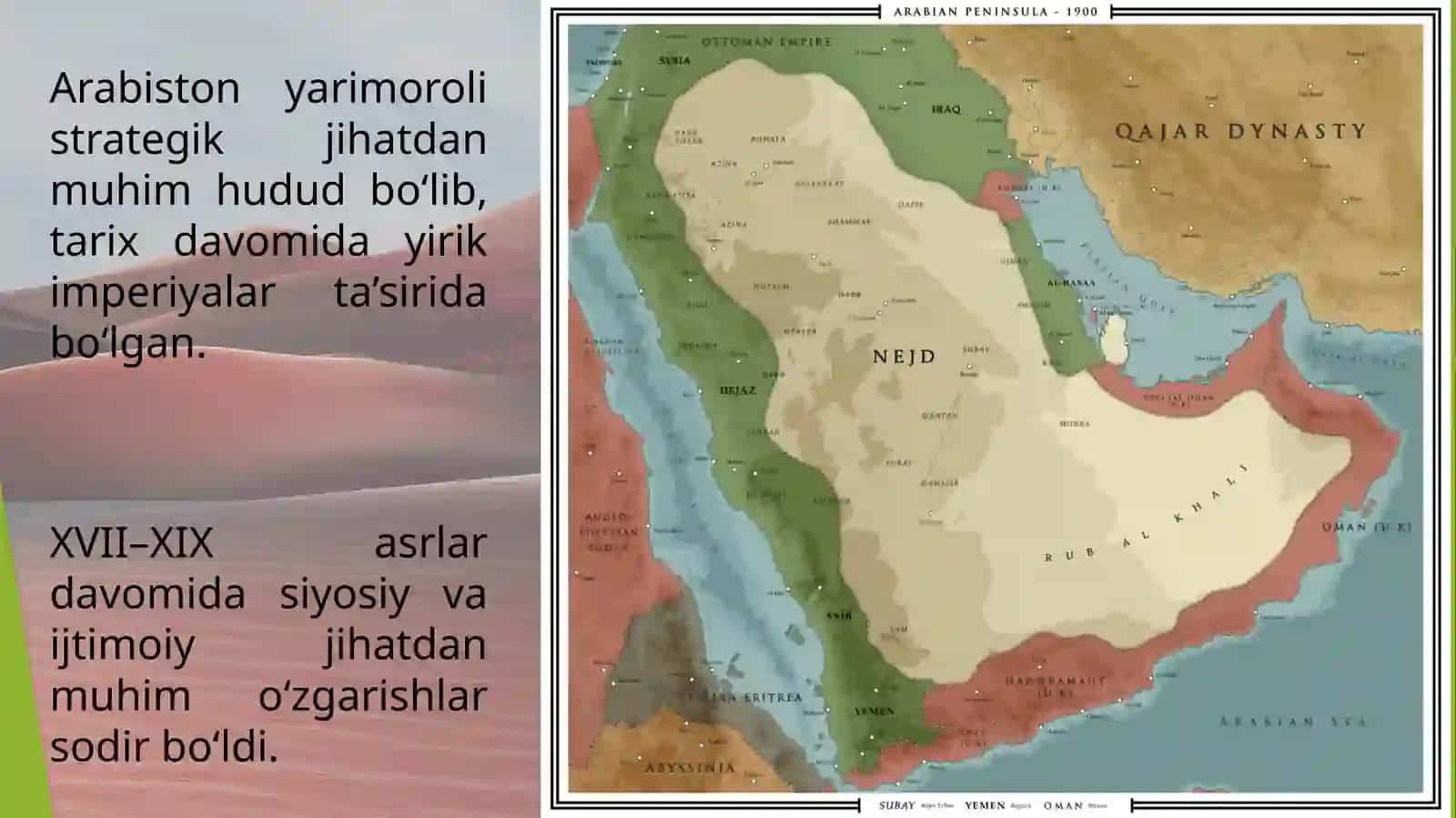 Shimoliy va Markaziy Arabiston 2