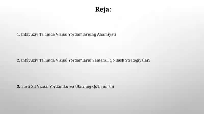 Inklyuziv ta'limda vizual vositalarning ahamiyati 2
