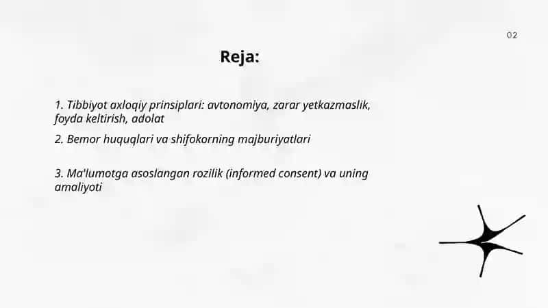 Tibbiyotda etika va deontologiya 2