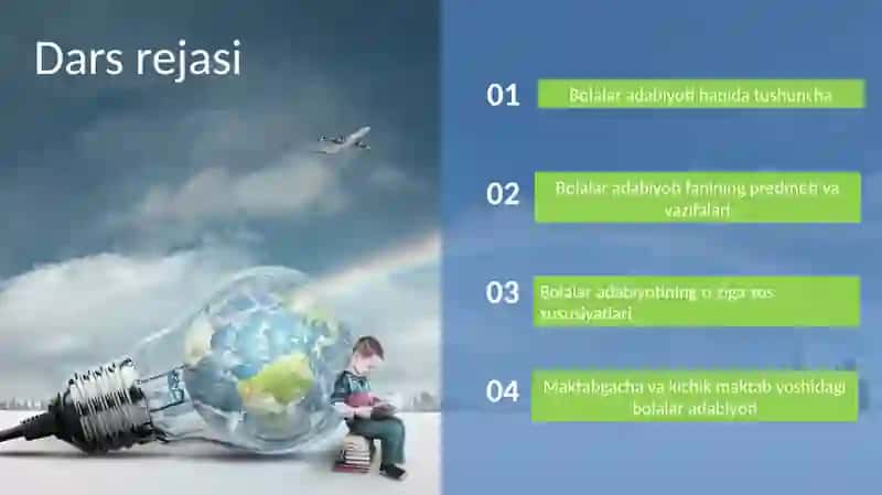 Bolalar adabiyotining nazariy asoslari 2