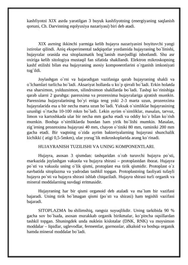 HUJAYRA VA TO’QIMALAR HAQIDA 2