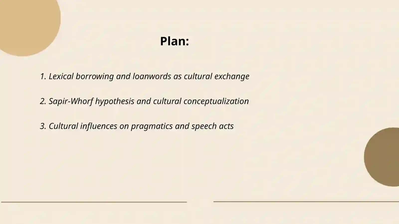 Studying the influence of culture on language 2